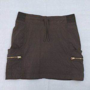 Athleta size 2 black skort w/ metal zipper pockets